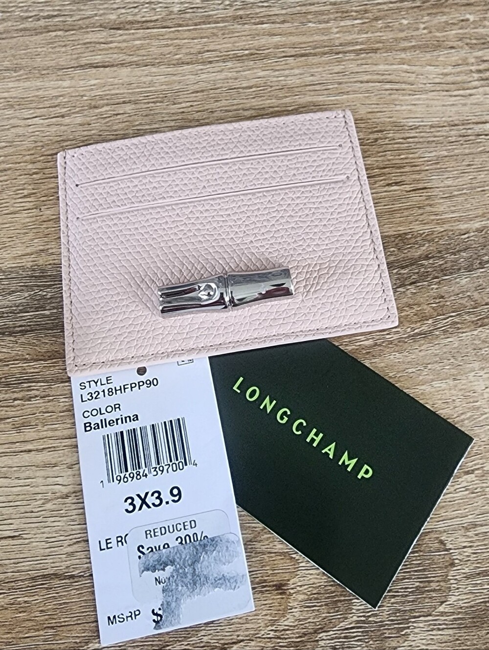 NWT Longchamp Card Holder